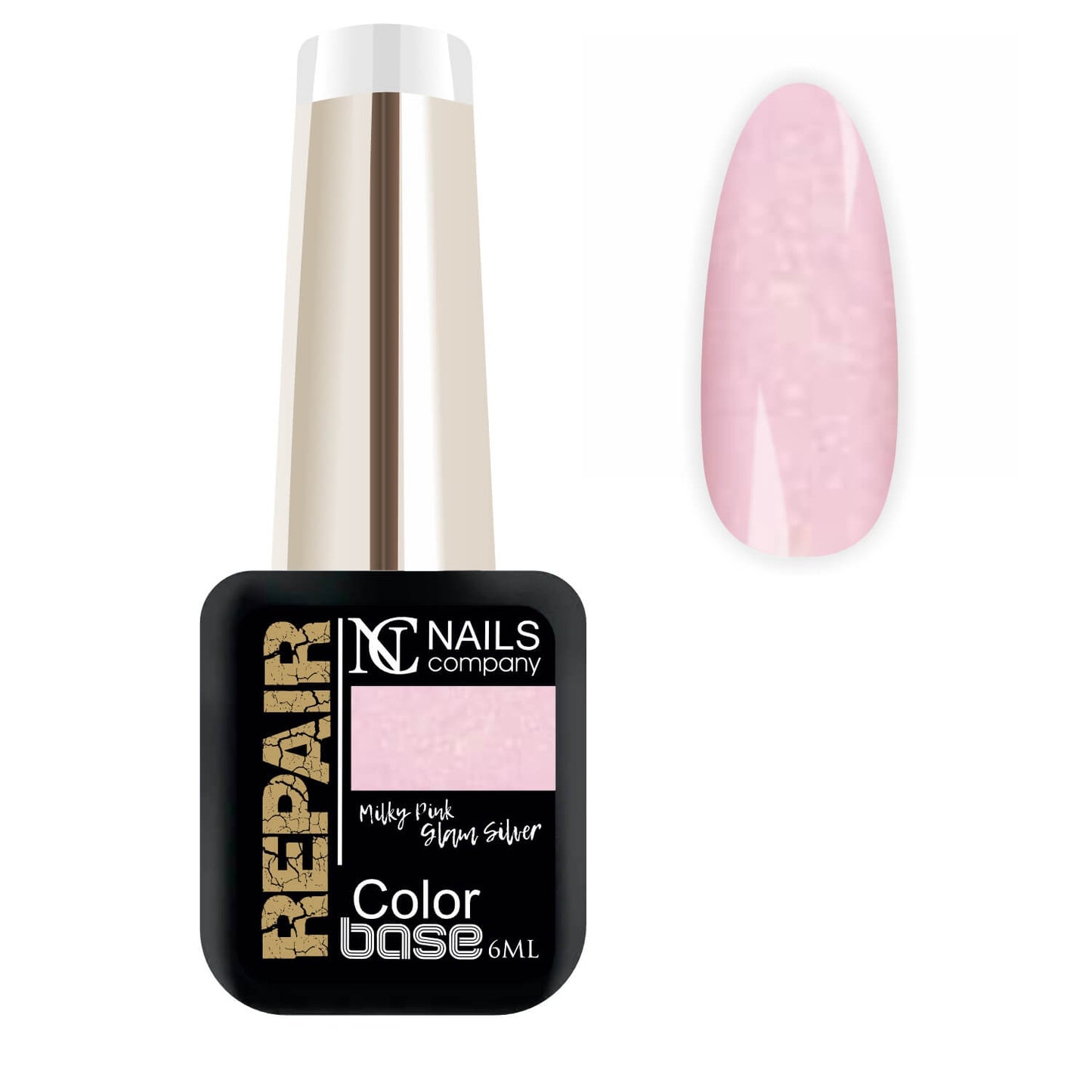 Repair Base MILKY PINK GLAM SILVER 6ml