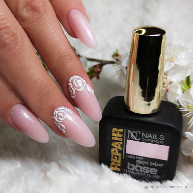 Repair Base MILKY PINK GLAM SILVER 6ml